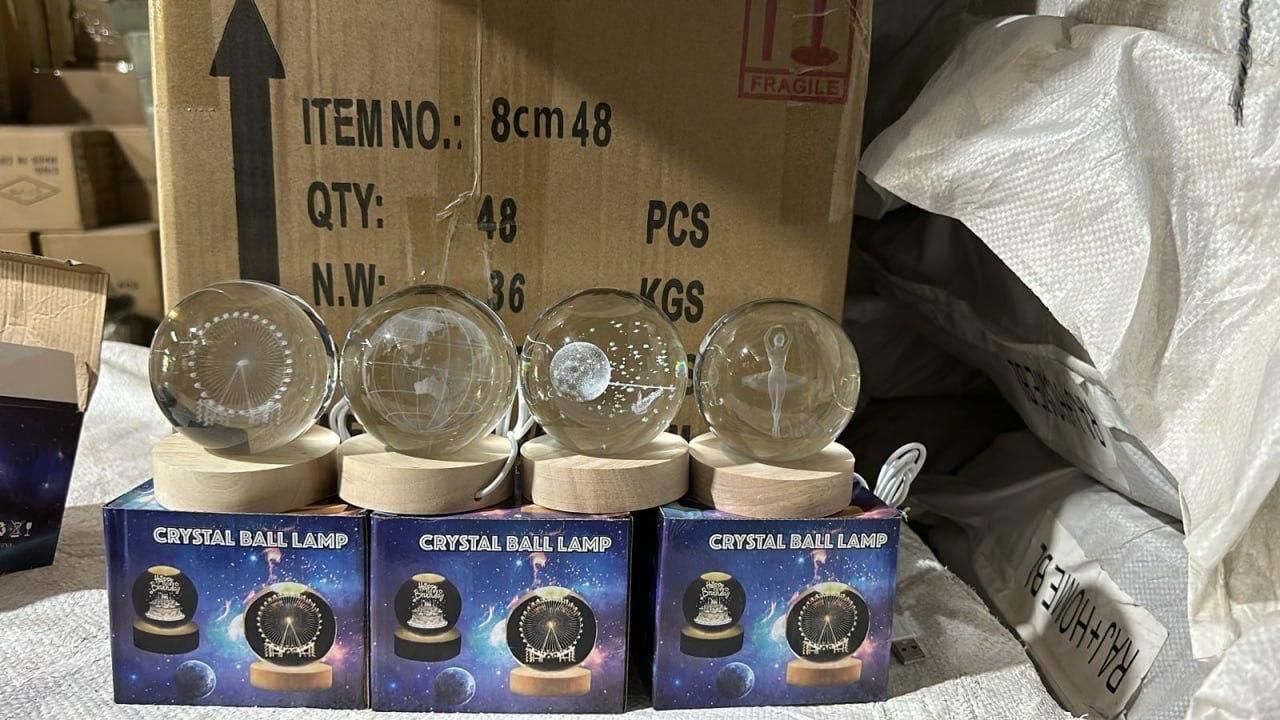 3D Crystal Lamp Ball – Galaxy Night Light