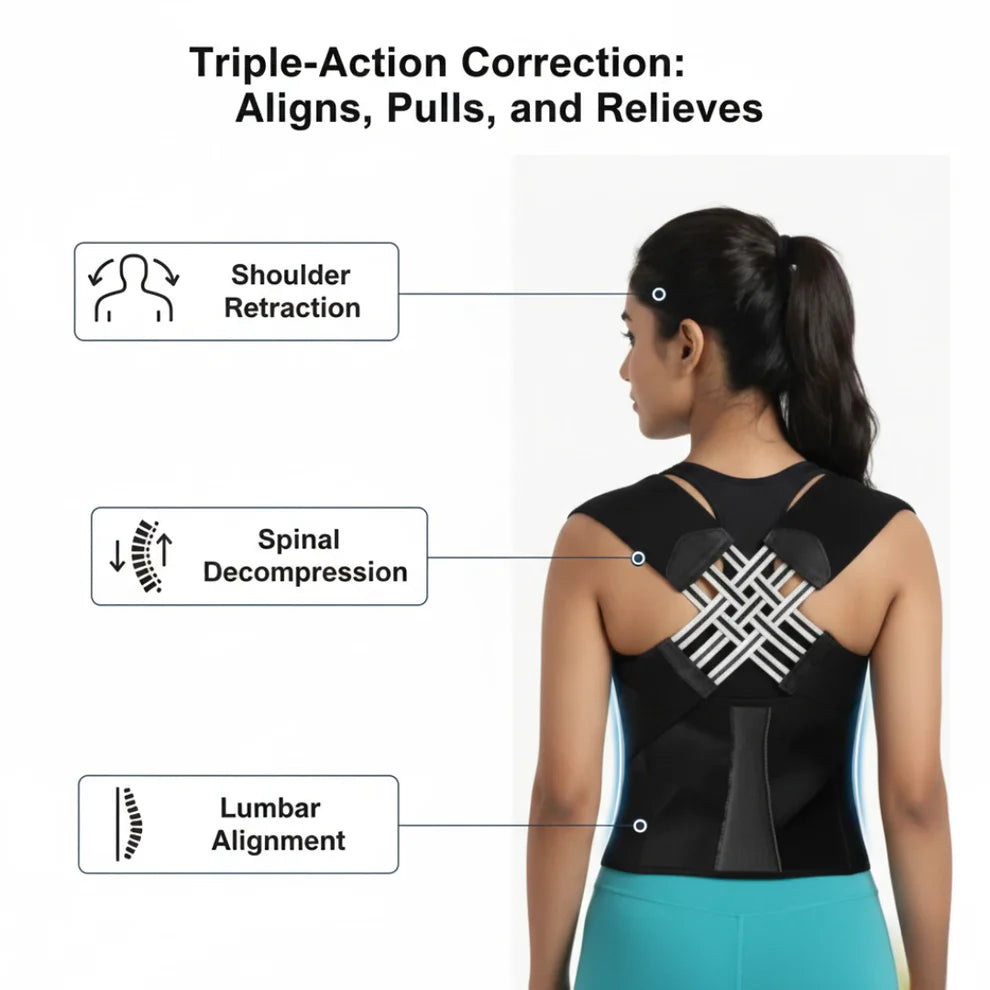 Adjustable Back Posture Corrector Belt Unisex