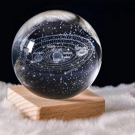 3D Crystal Lamp Ball – Galaxy Night Light
