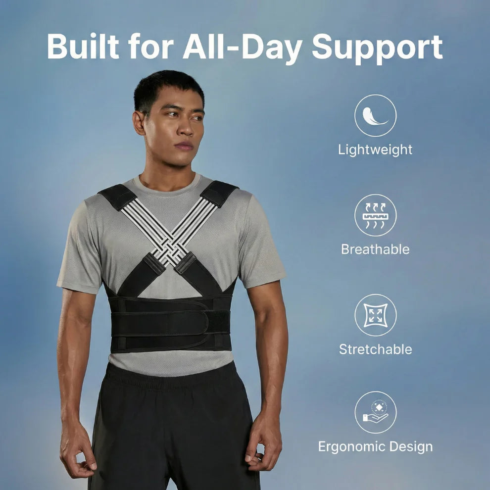 Adjustable Back Posture Corrector Belt Unisex