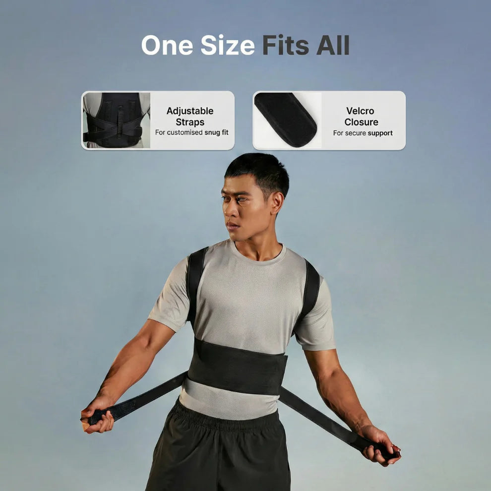 Adjustable Back Posture Corrector Belt Unisex